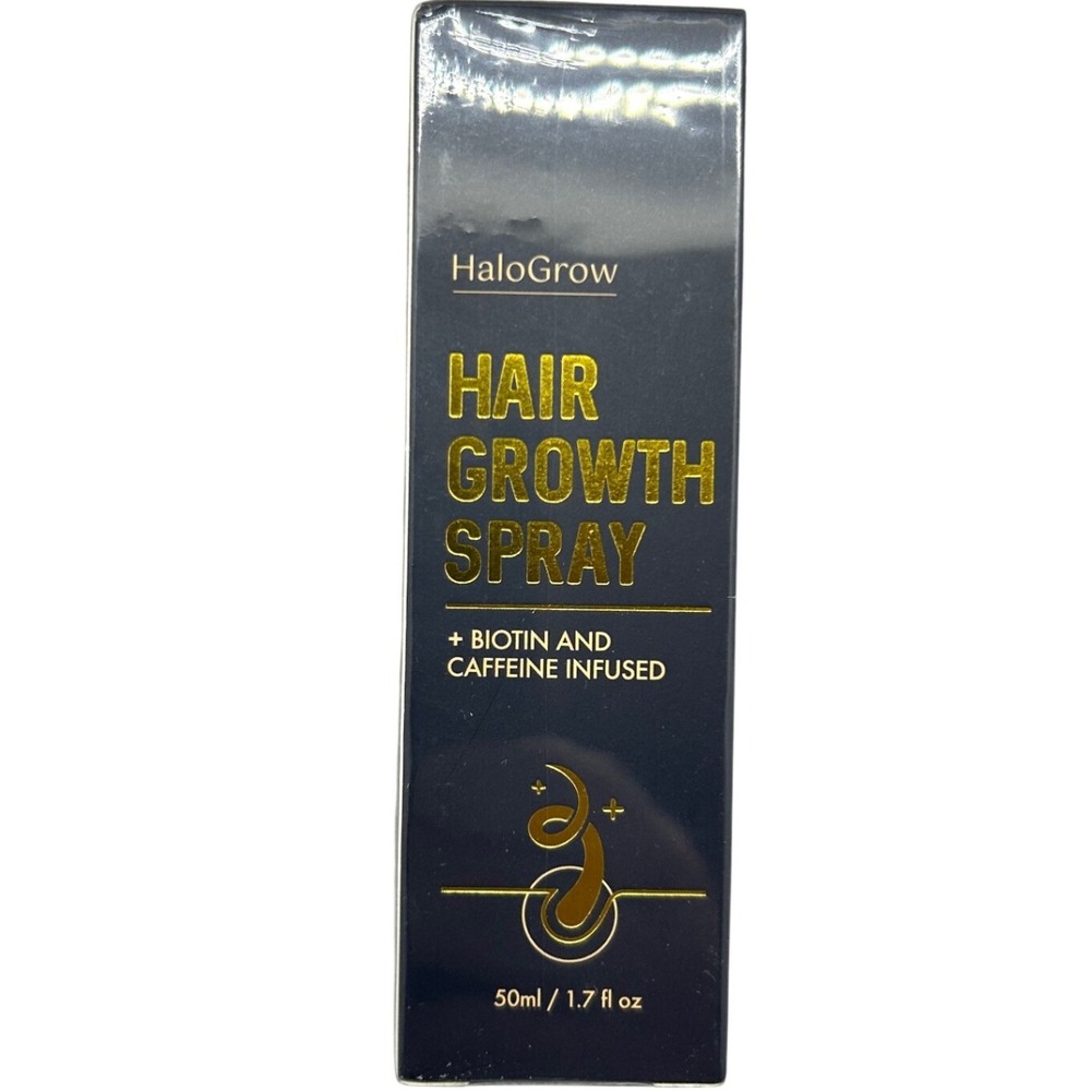 HaloGrow Hair Growth Spray 1.7oz Biotin Caffeine Infused Thickening Treatent NEW